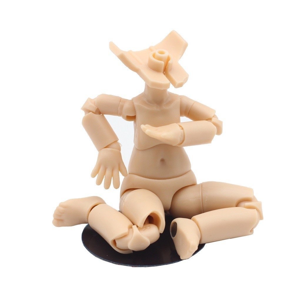 【即納】DOD2.0 ボディ 1/12(身長10.5cm)BJDドール ボディ ねんどろいど対応 カスタムドール