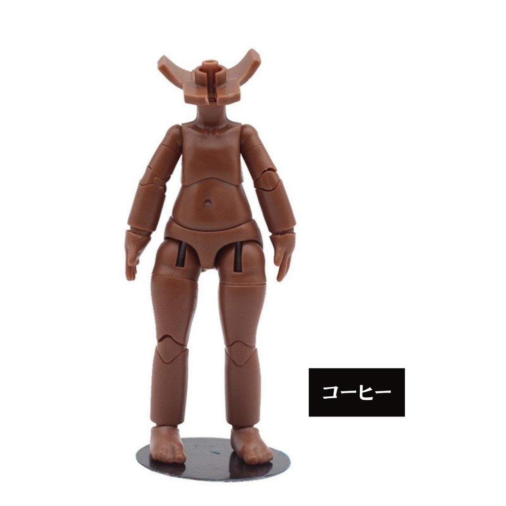 【即納】DOD2.0 ボディ 1/12(身長10.5cm)BJDドール ボディ ねんどろいど対応 カスタムドール