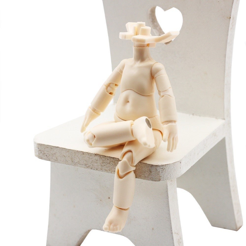 【即納】DOD2.0 ボディ 1/12(身長10.5cm)BJDドール ボディ ねんどろいど対応 カスタムドール