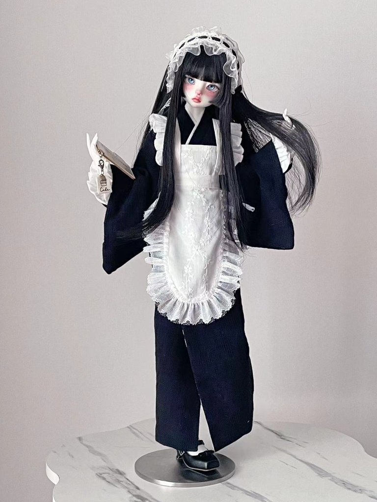 『予約』「昭和ロマン」和装エプロンメイド 着物 全4色 ドール服 MDD 1/4サイズ セット