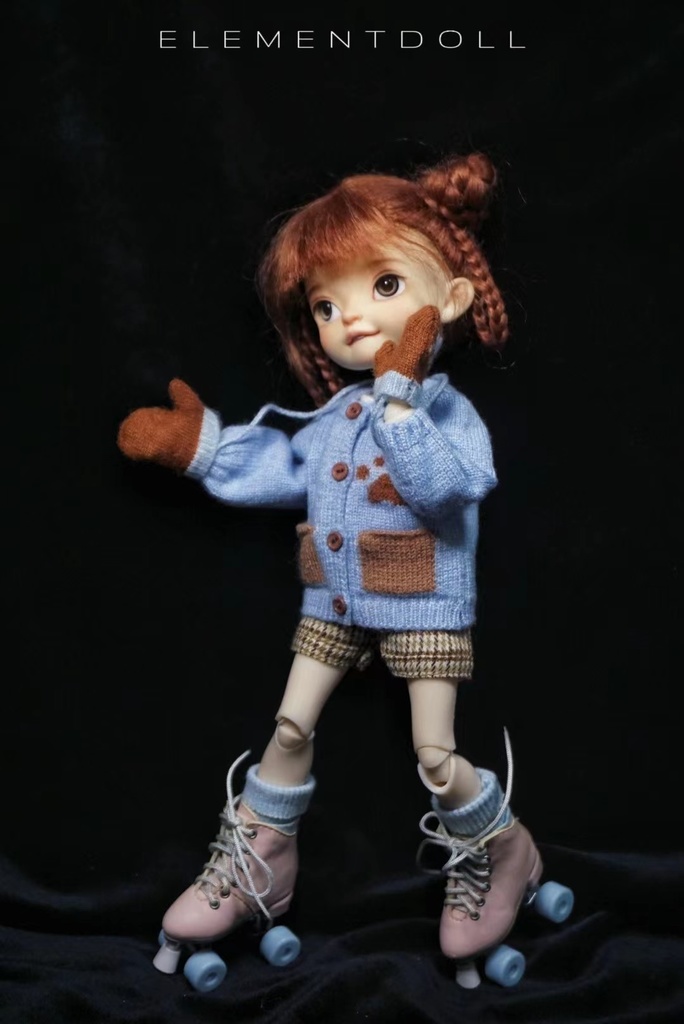 『予約』Aitエルフ体・1/6女（身長19㎝）　element社製　bjdドール　ボディ