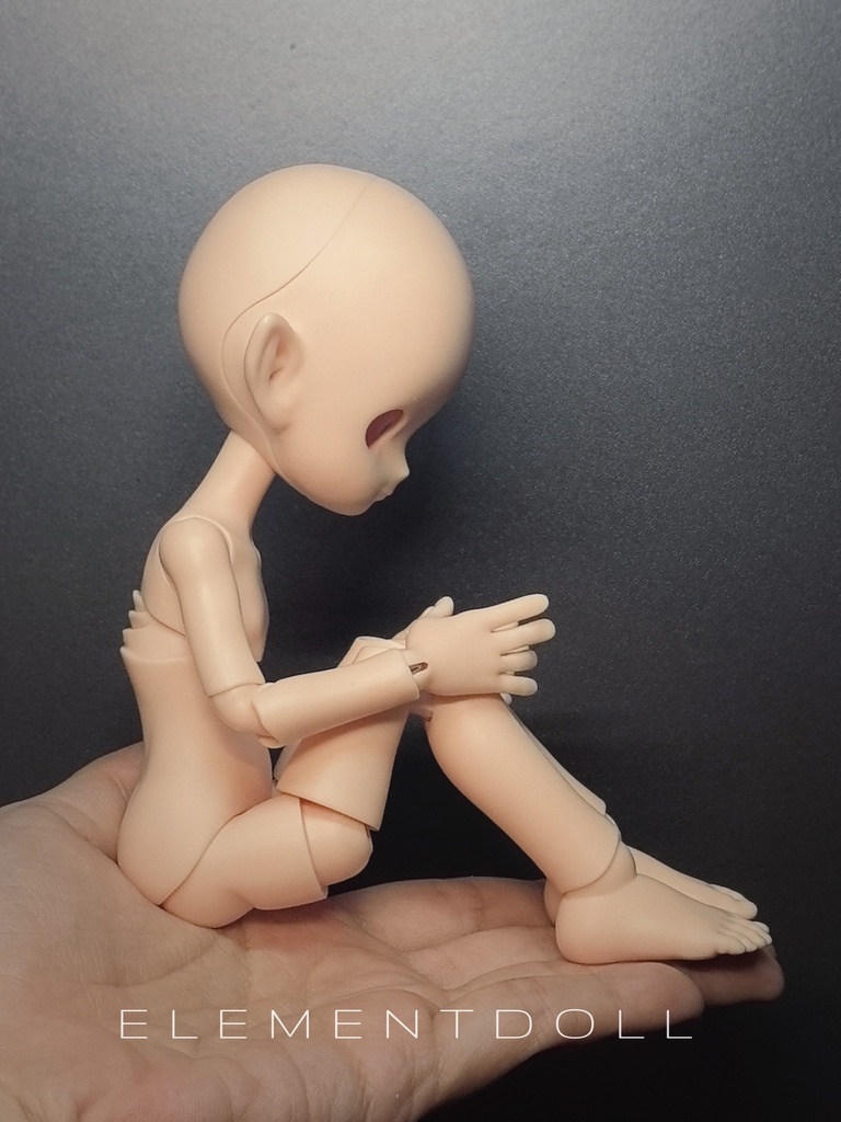 『予約』Aitエルフ体・1/6女（身長19㎝）　element社製　bjdドール　ボディ