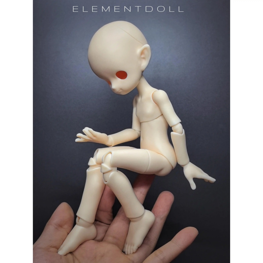 『予約』Aitエルフ体・1/6女（身長19㎝）　element社製　bjdドール　ボディ