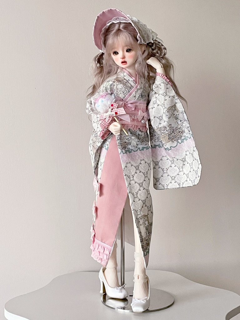 『予約』「クマの童話」和風衣装 着物 全2色 ドール服 MDD 1/4サイズ セット