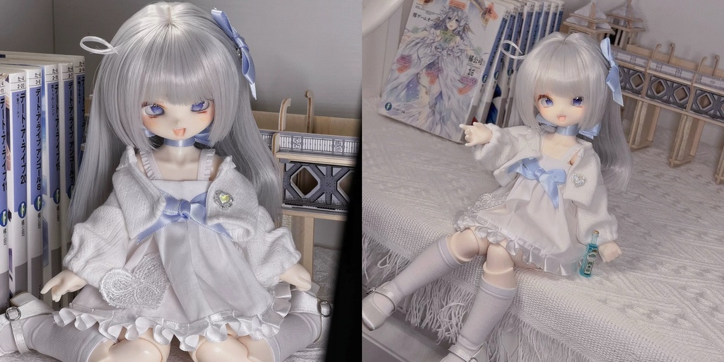 『予約』クリームケーキ BJD・ SDM・MSD ドール服 MDD 1/4サイズ セット