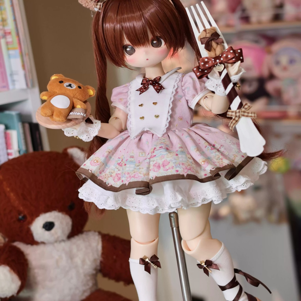 『予約』くまのパティシエ BJD・ SDM・MSD ドール服 MDD 1/4サイズ セット