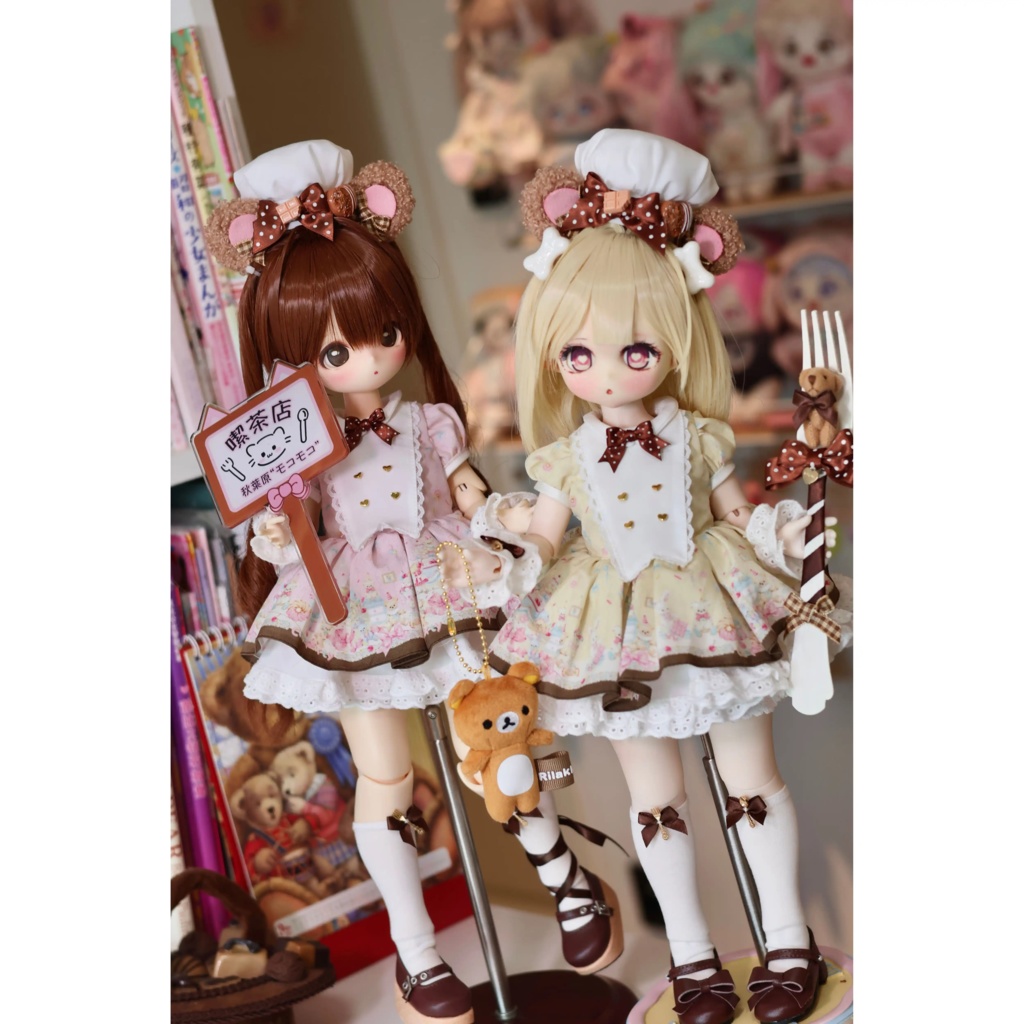 『予約』くまのパティシエ BJD・ SDM・MSD　ドール服　MDD　1/4サイズ　セット