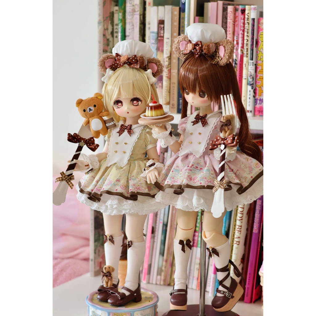 『予約』くまのパティシエ BJD・ SDM・MSD ドール服 MDD 1/4サイズ セット