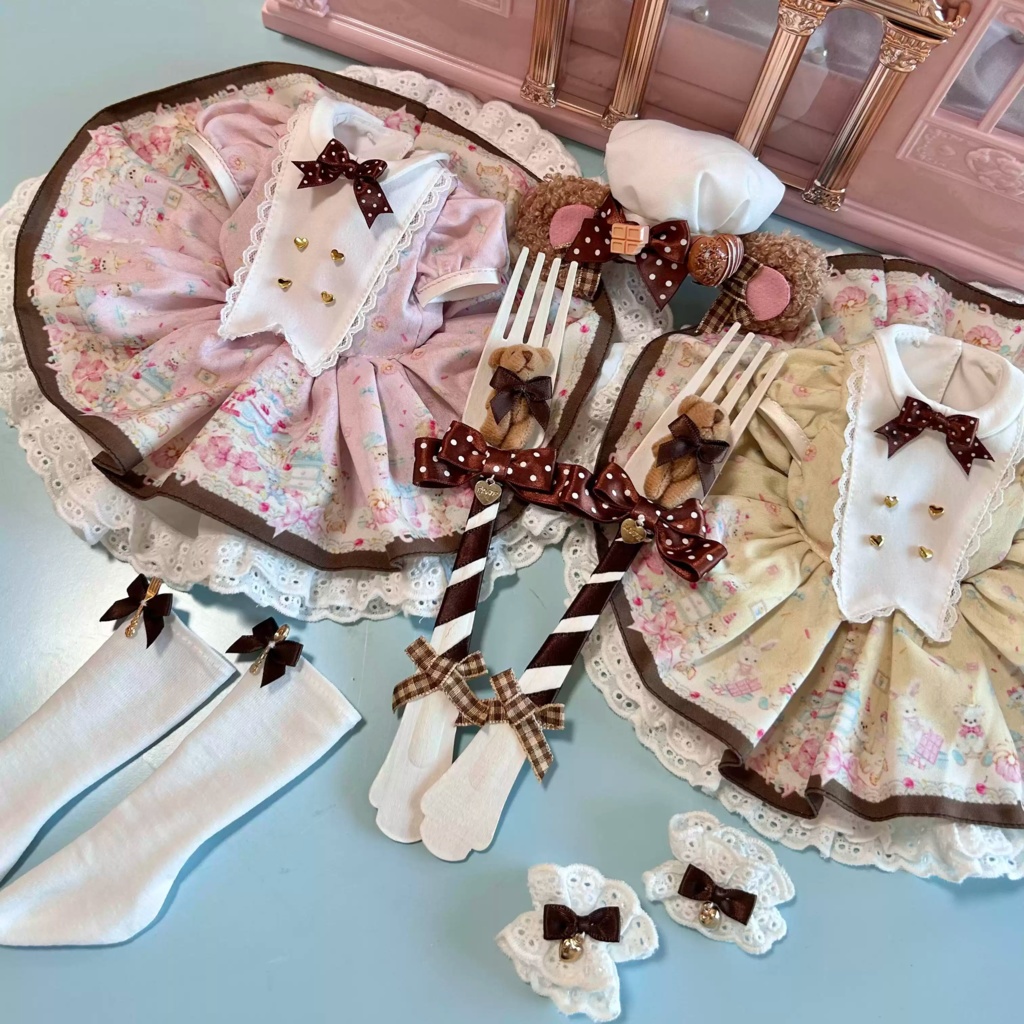 『予約』くまのパティシエ BJD・ SDM・MSD ドール服 MDD 1/4サイズ セット