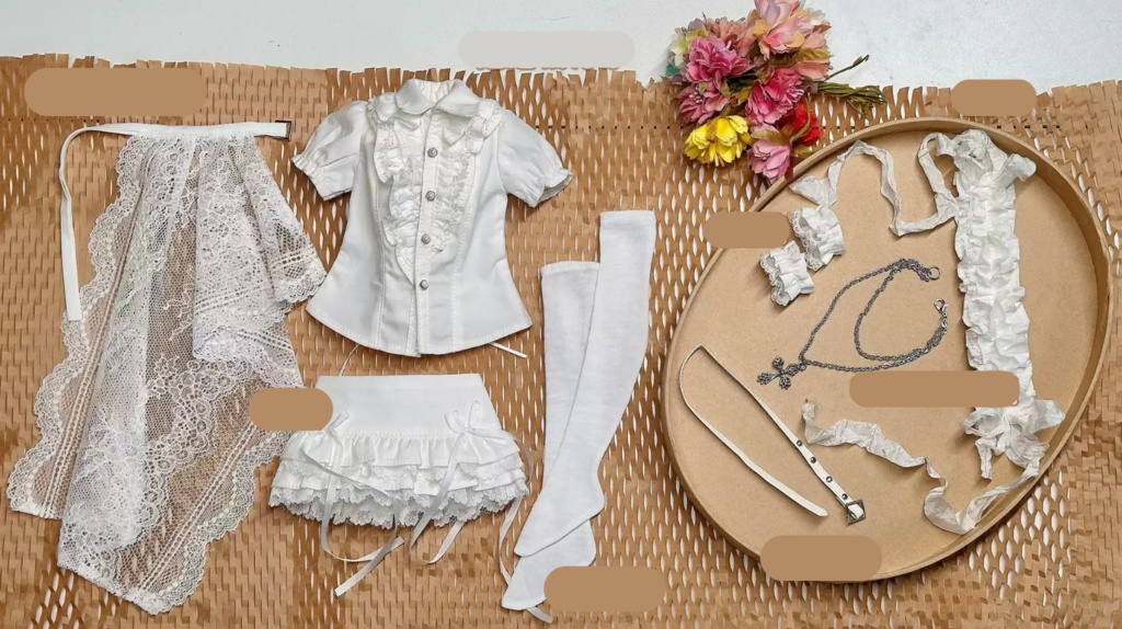 『受注』泡泡雪芙 BJD・ SDM・MSD ドール服 MDD 1/4サイズ セット