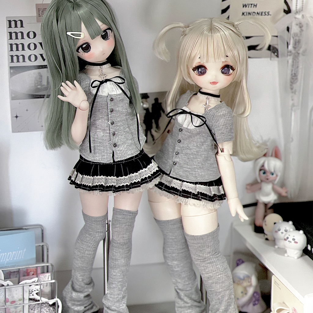 『受注』旧色手札BJD・ SDM・MSD ドール服 MDD 1/4サイズ セット