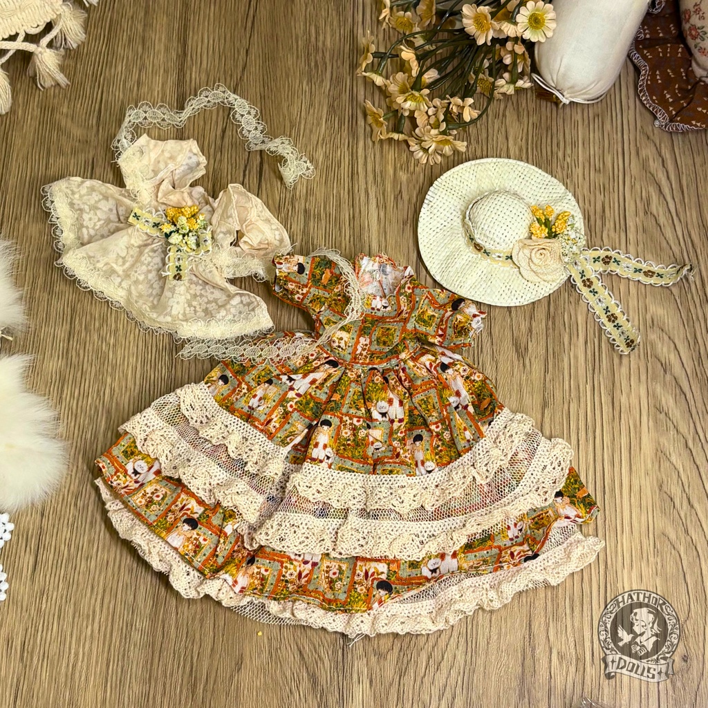 【即納】3点入　 ドレス ドール服 ディーラー様製 キャストドール 球体関節人形 1/6