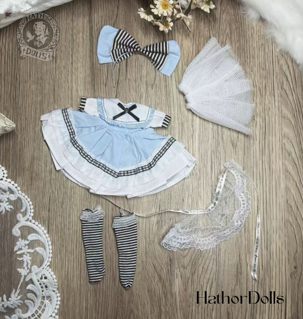 【即納】5点入 幼sd ドレス ドール服 ディーラー様製 キャストドール 球体関節人形 1/6