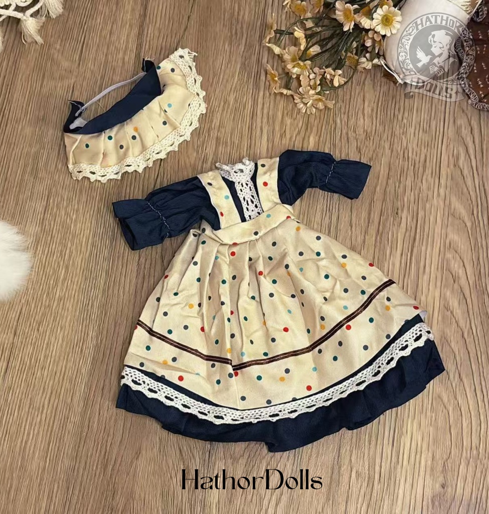 【即納】2点set 幼sd ドレス ドール服 ディーラー様製 キャストドール 球体関節人形 1/6