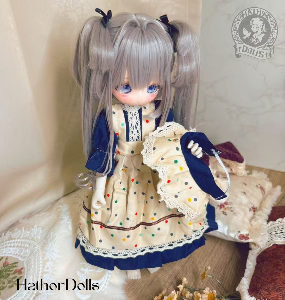 【即納】2点set 幼sd ドレス ドール服 ディーラー様製 キャストドール 球体関節人形 1/6