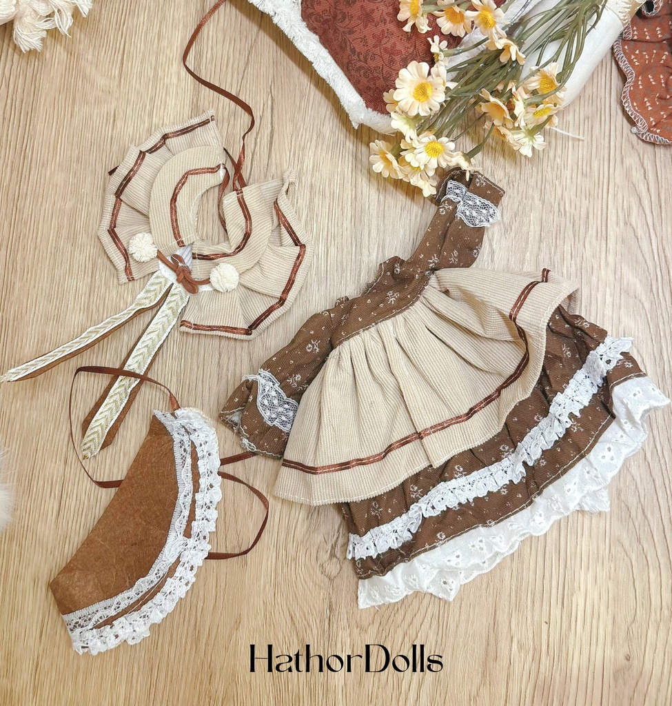 【即納】3点set　 ドレス ドール服 ディーラー様製 キャストドール 球体関節人形 1/6