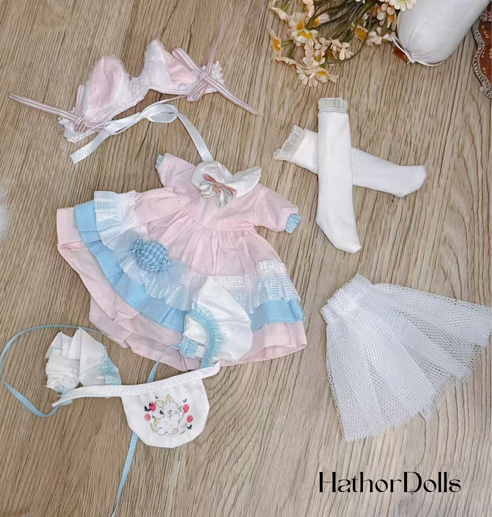【即納】5点入　 ドレス ドール服 ディーラー様製 キャストドール 球体関節人形 1/6