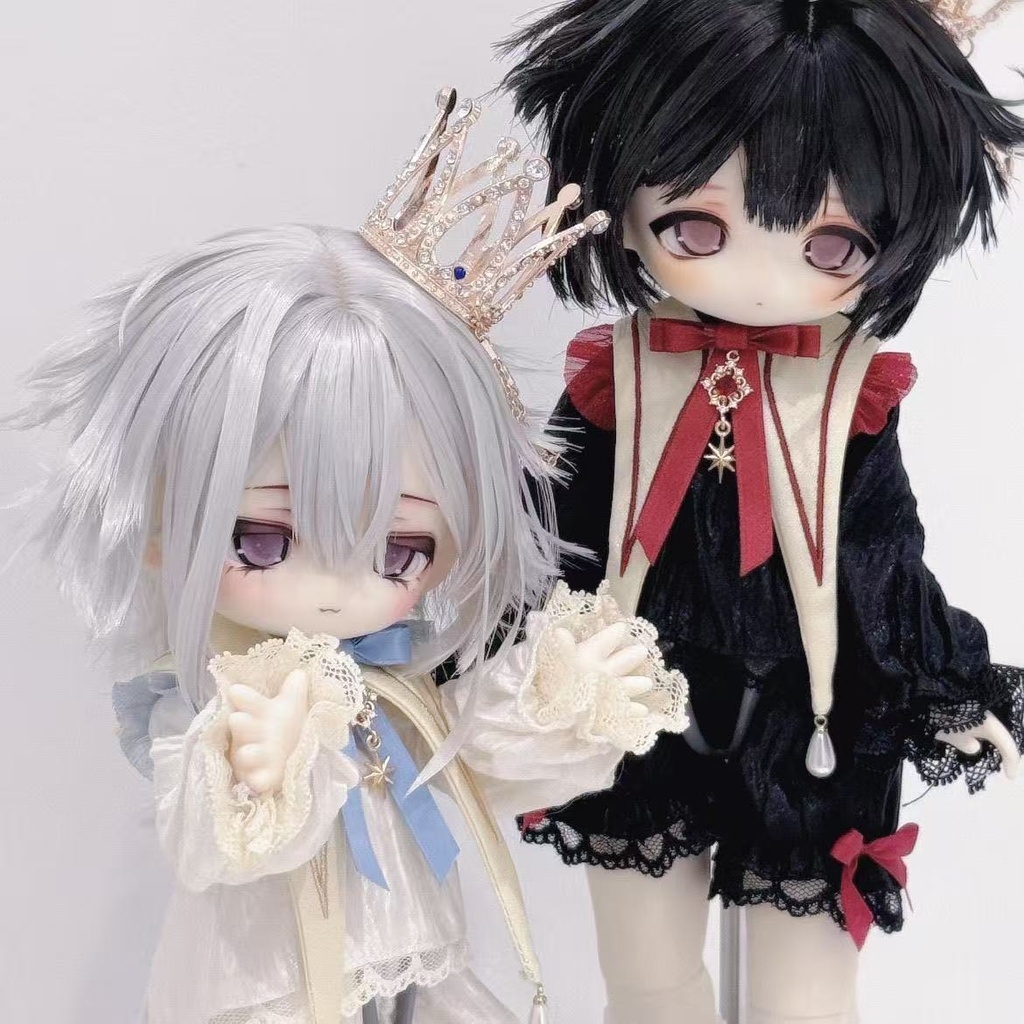 【在庫あり】BJD 星エルフ王子のパジャマ 1/6ドールサイズ ドール服セット(王冠+ケープ+トップス+ズボン