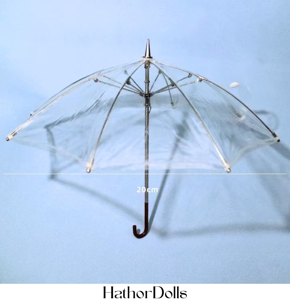 【即納】MSD MDD DD MJD BJD OB11 ねんどろいどドール用 ブラインドボックスドール ミニチュア透明傘(1/12サイズ)/撮影小物・ドール用アクセサリー