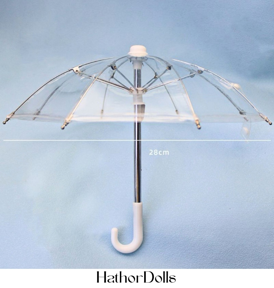 【即納】MSD MDD DD MJD BJD OB11 ねんどろいどドール用 ブラインドボックスドール ミニチュア透明傘(1/12サイズ)/撮影小物・ドール用アクセサリー