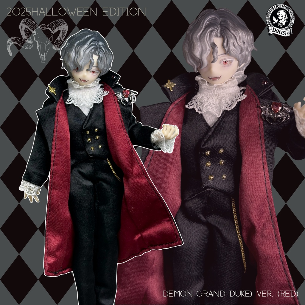 【受注】2025HW限定 「悪魔公爵」 シチリアの追憶用洋服セット ハウドメイド ドール洋服セット OB11 アミ3.0対応