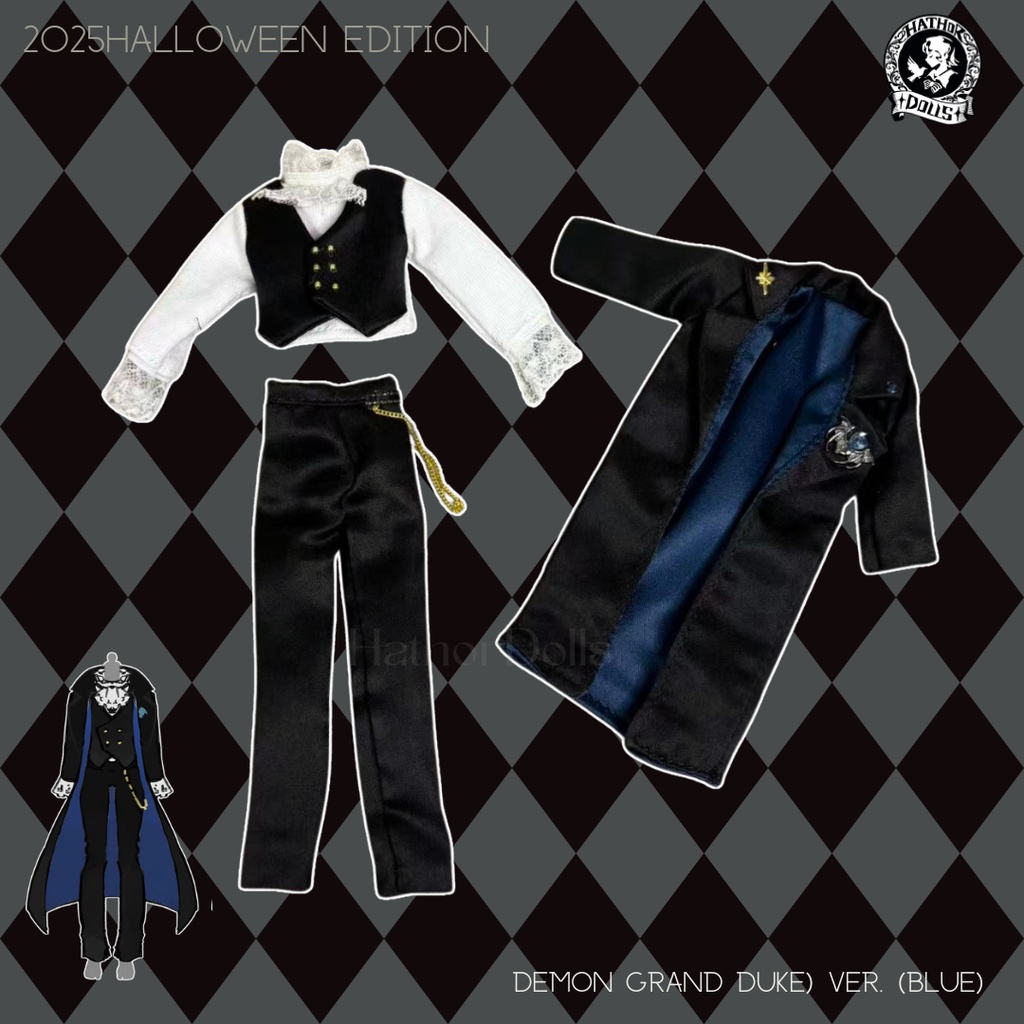 【受注】2025HW限定 「悪魔公爵」 シチリアの追憶用洋服セット ハウドメイド ドール洋服セット OB11 アミ3.0対応