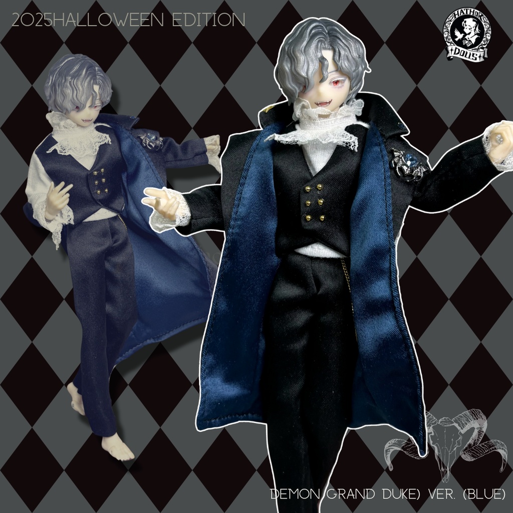 【受注】2025HW限定 「悪魔公爵」 シチリアの追憶用洋服セット ハウドメイド ドール洋服セット OB11 アミ3.0対応