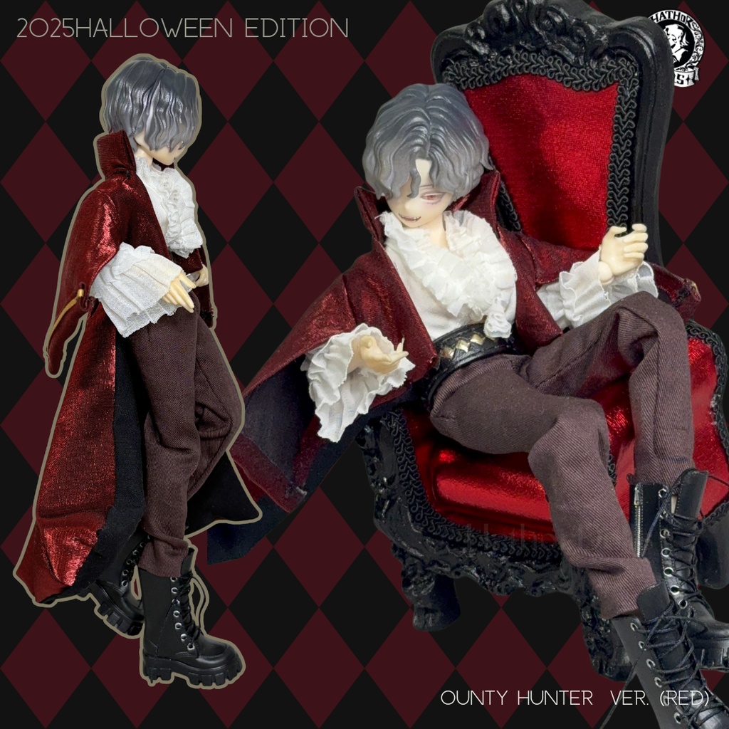 【応募〆切済み】2025HW限定 「ounty hunter」 シチリアの追憶用洋服セット ハウドメイド ドール洋服セット OB11 アミ3.0対応