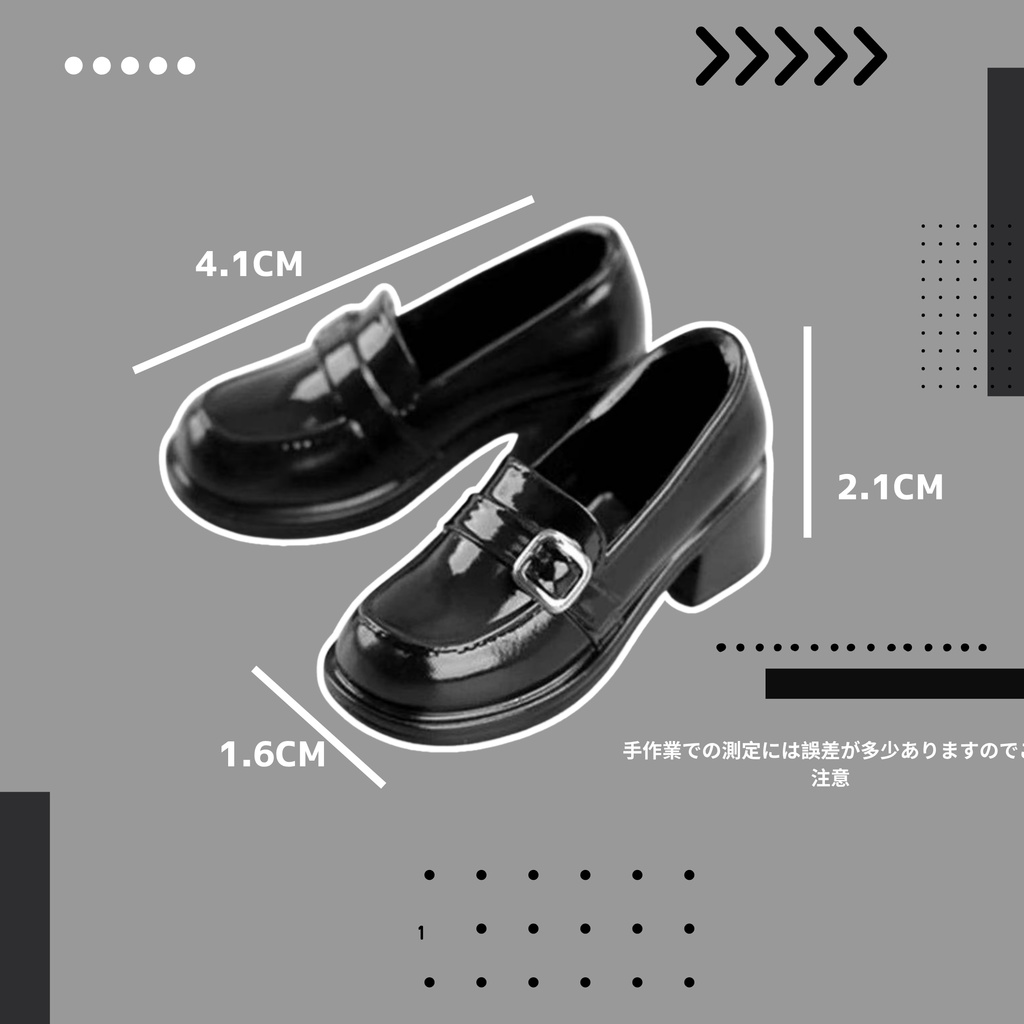 【即納】ZYTOYS シチリアの追憶 1/6ドール 1/8ドール用スニーカー (全4色)ブラインドボックスドール向け 1/12ドール ob22 ob24 クラシックローファー シューズ / プラスチック製 BJD・アクションフィギュア対応(黒・茶)