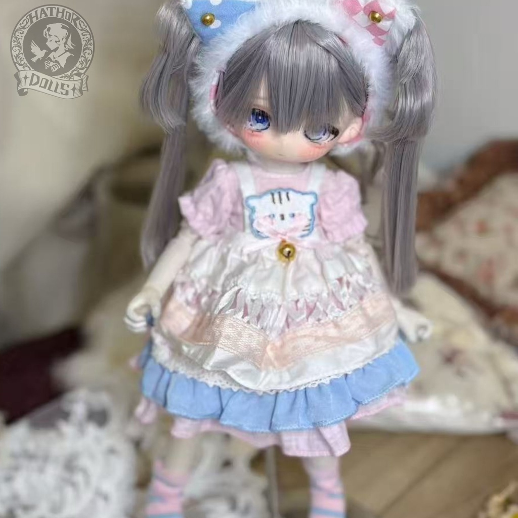 【即納】MSD 1/6サイズ ワンピース5点セット 1/6ドール服 BJD ミニスーパードルフィー 衣装