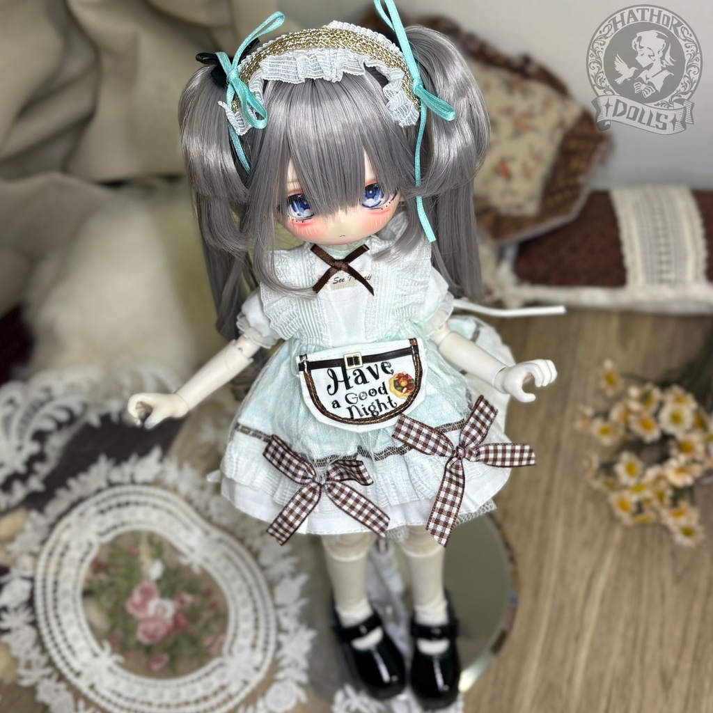 【即納】MSD 1/6サイズ ワンピース5点セット 1/6ドール服 BJD ミニスーパードルフィー 衣装