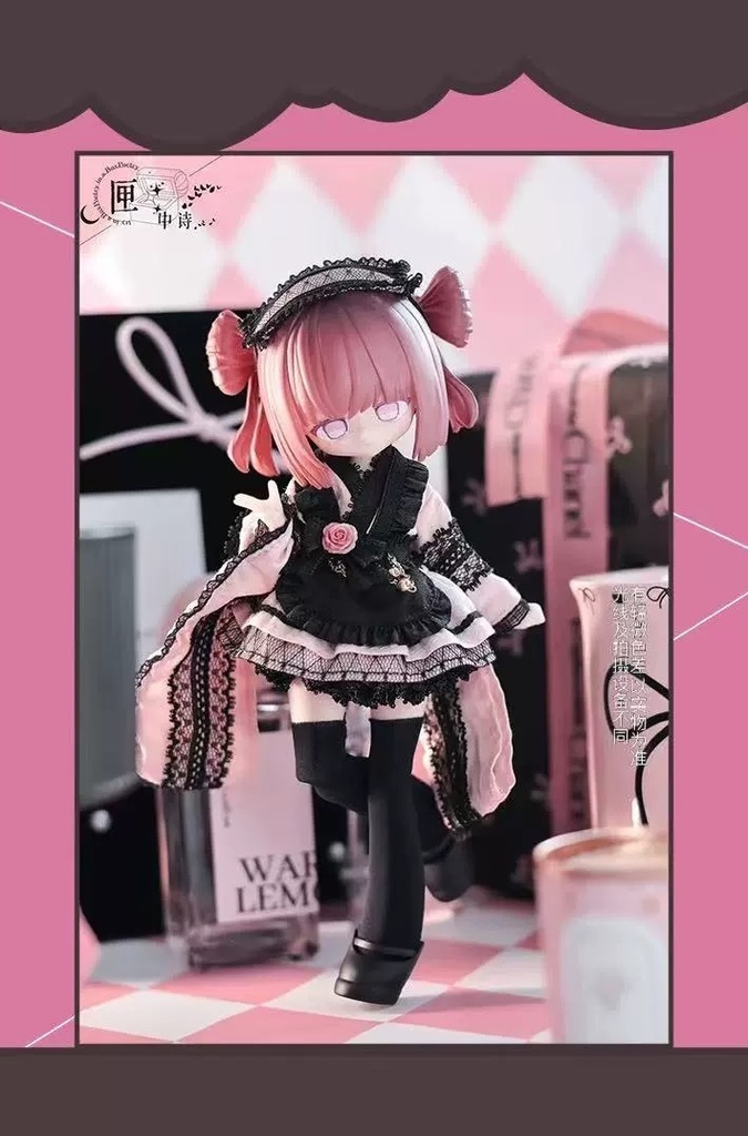 【先行現品予約】匣中詩xbabybell「無症状」 大1/12スケール BJDブラインドドールシリーズ 1/12ドール 公式限定初回予約特典付き