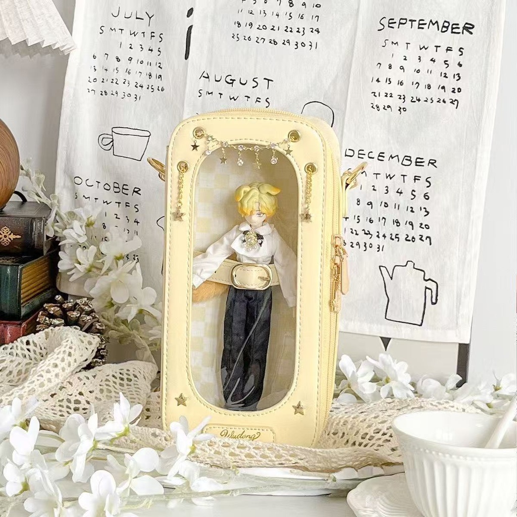 【即納】1\8ドール用ハウドメイド悸動瞬息「シチリアの追憶/一万回の脱出計画」対応 小型ドール用 2WAY コレクションおでかけバッグ(全6色)