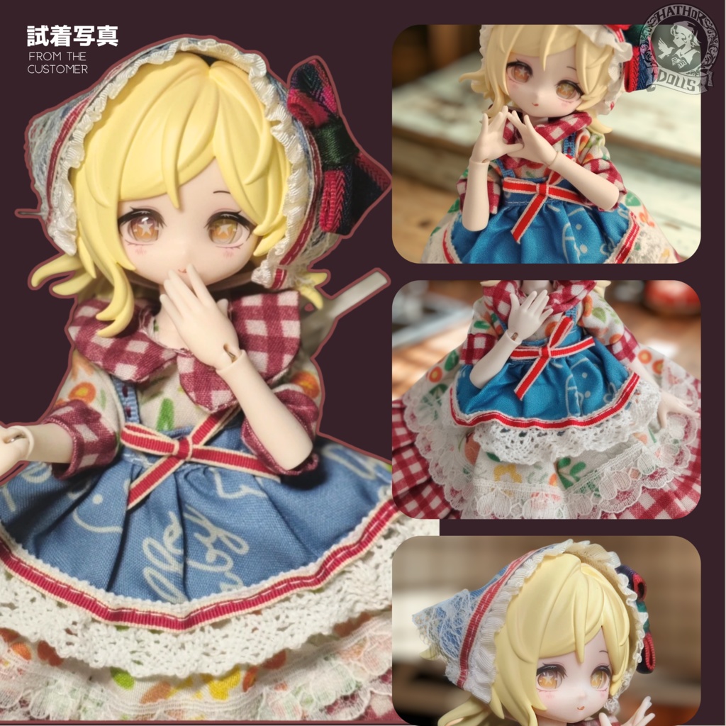 【即納】クリスマス限定 ブラインドドール ob11/1/12(16–18cm)ドール中華スタイル衣装セット|YMY/GSC/一万次出逃 対応