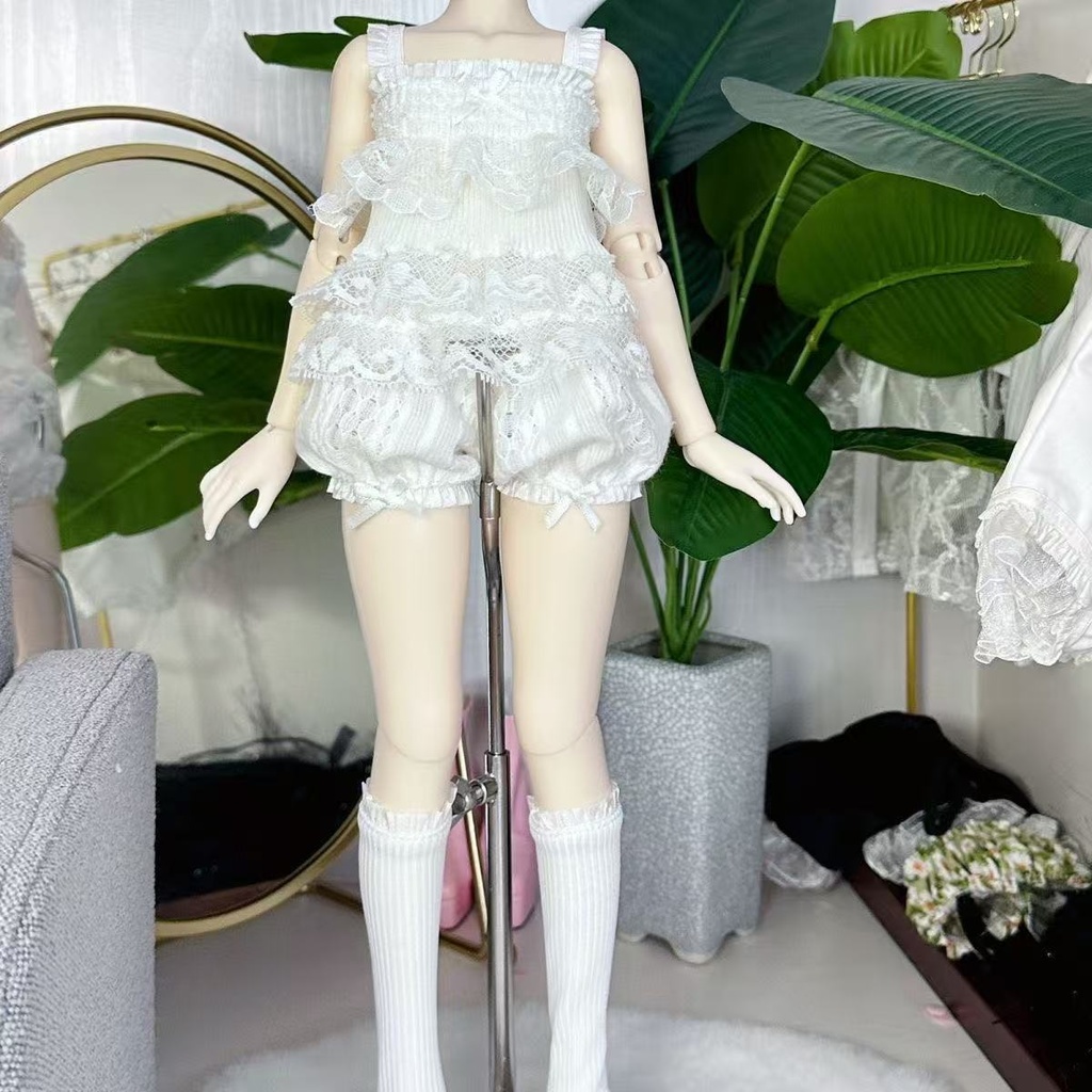 【即納】ドール洋服セット MDD パジャマドレスセット 2点入 ハンドメイド/1/4