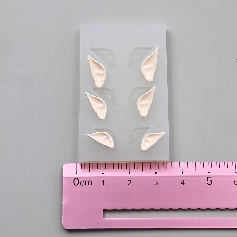 【即納】エルフ耳 シリコーンモールド|軽量粘土・樹脂粘土向け|大小2サイズセット(左右ペア)