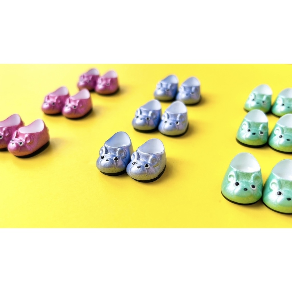 くまシューズ(キャンディカラー)