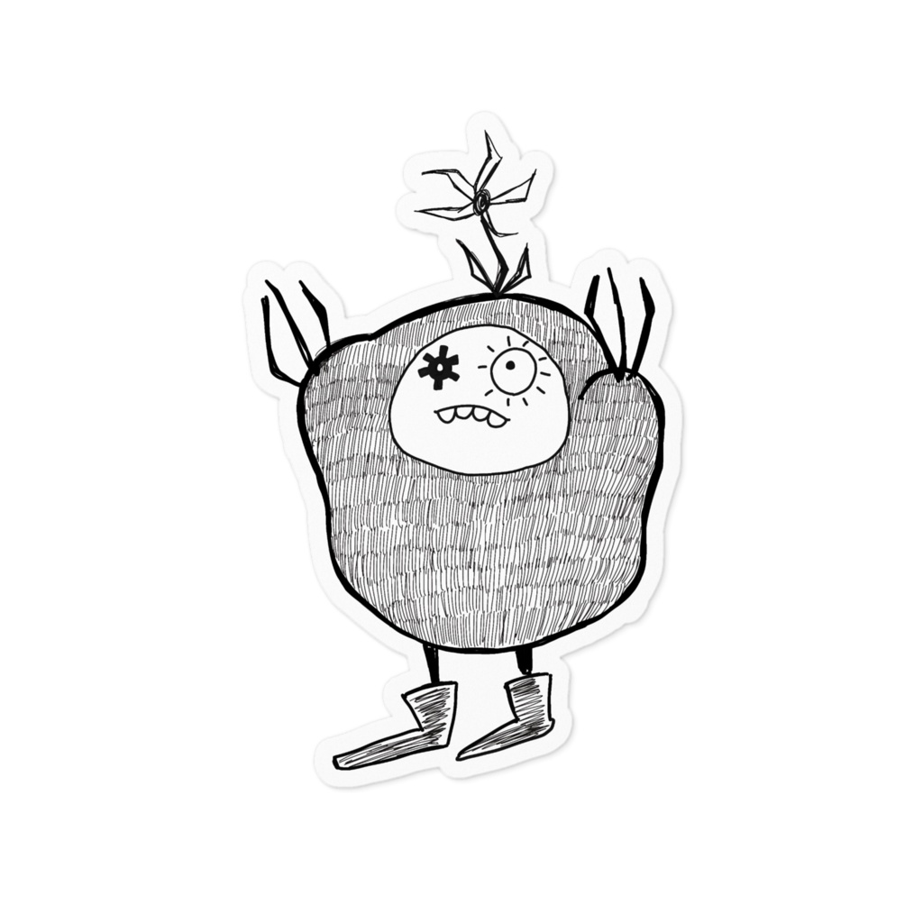 きかいな生き物ステッカー