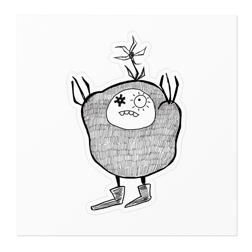 きかいな生き物ステッカー