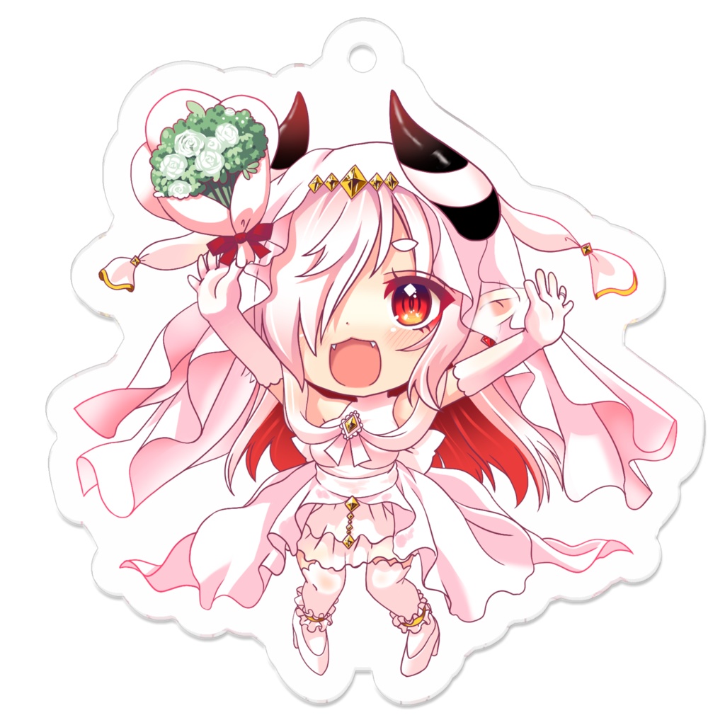 李姫 ウエディング衣装 アクリルキーホルダー