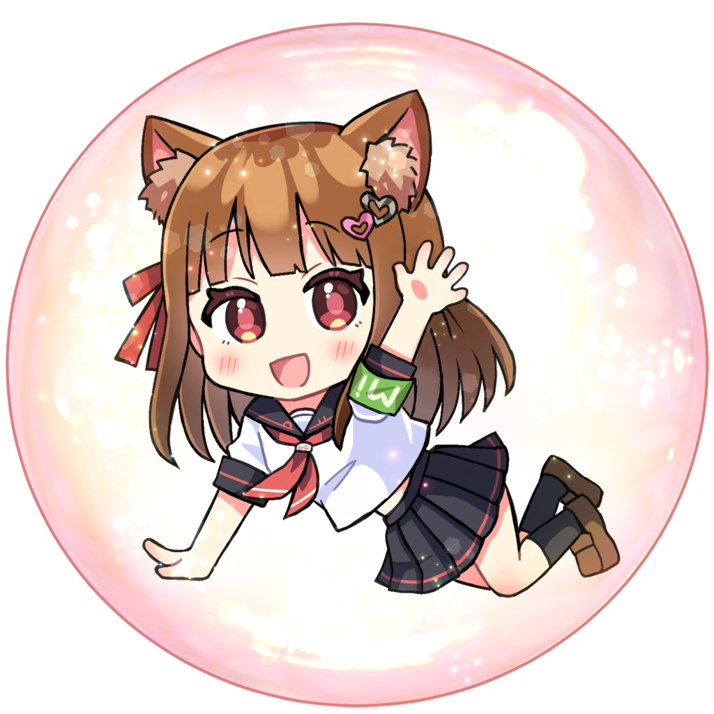 藍ちゃんシャボン玉アクキー