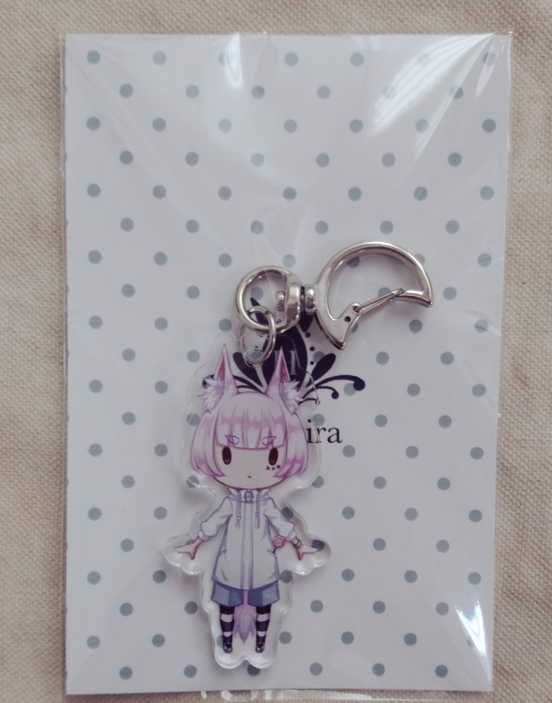 【ADDICTION】アクリルキーホルダー(甘党狐)