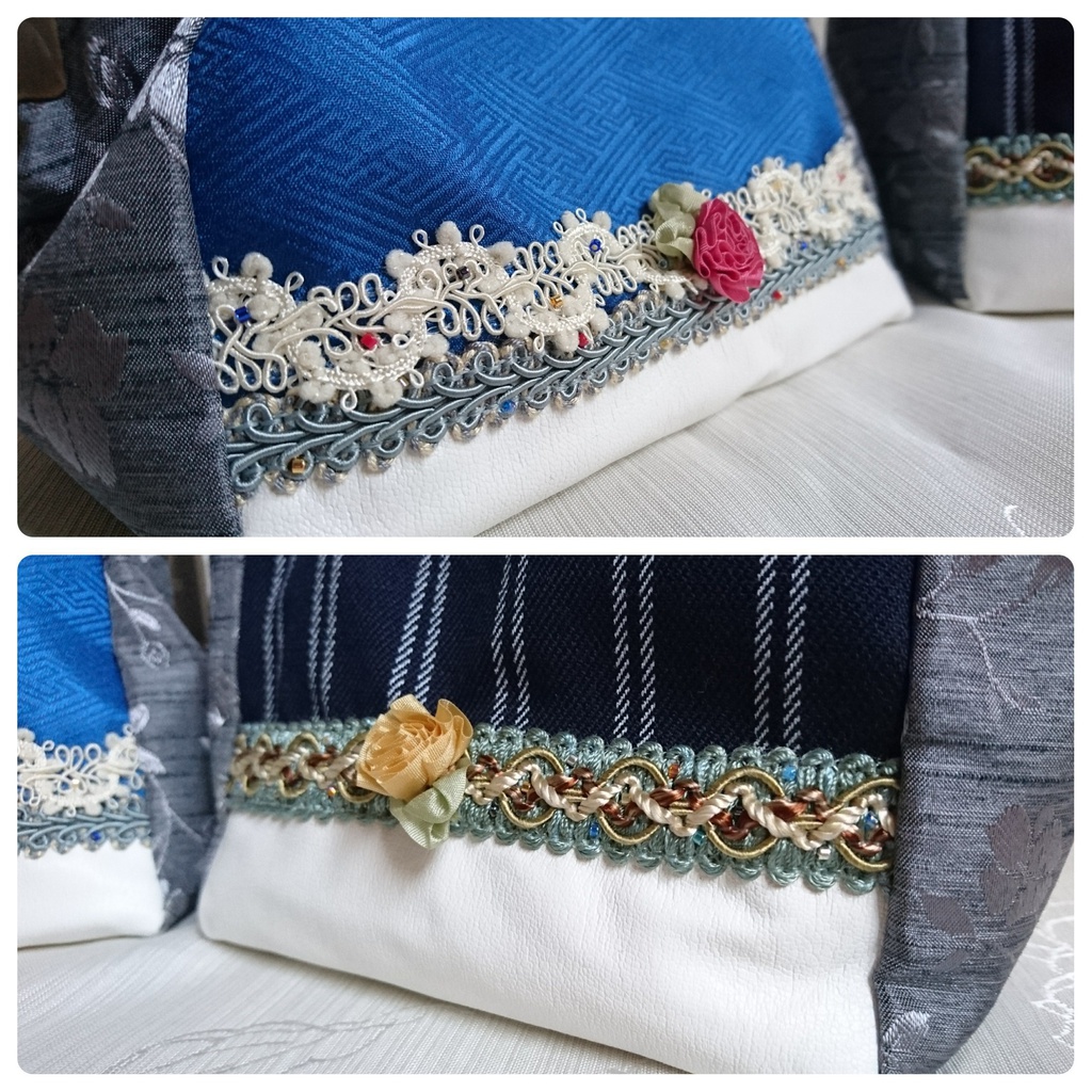 もちマスおでかけがま口ポーチ