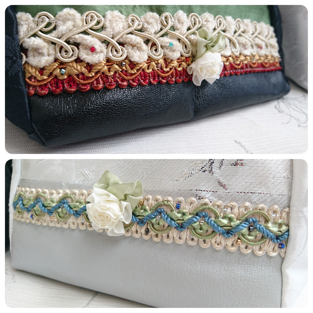 もちマスおでかけがま口ポーチ