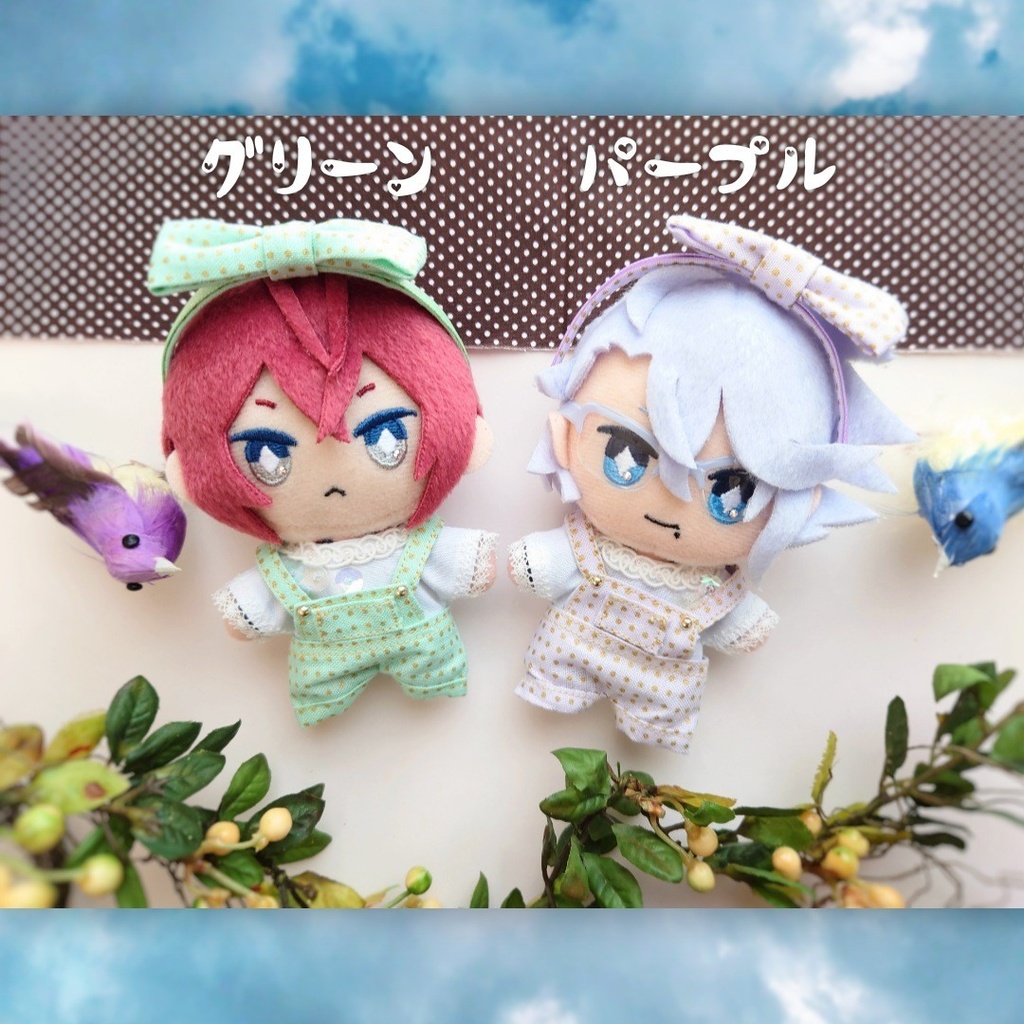 リボンサロペットセット・10cmぬい用