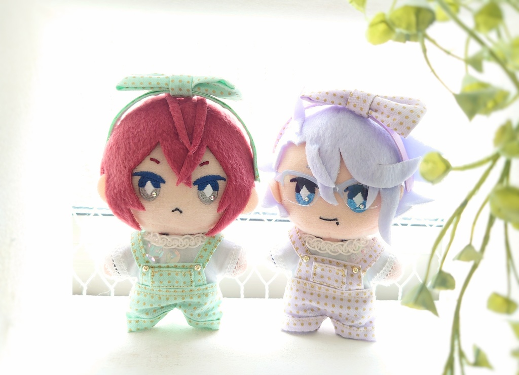 リボンサロペットセット・10cmぬい用