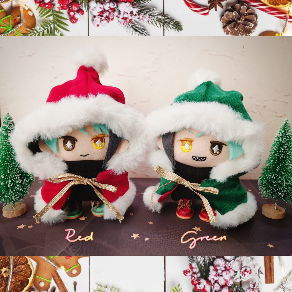 ChristmasCape 10cm〜12cmぬい用