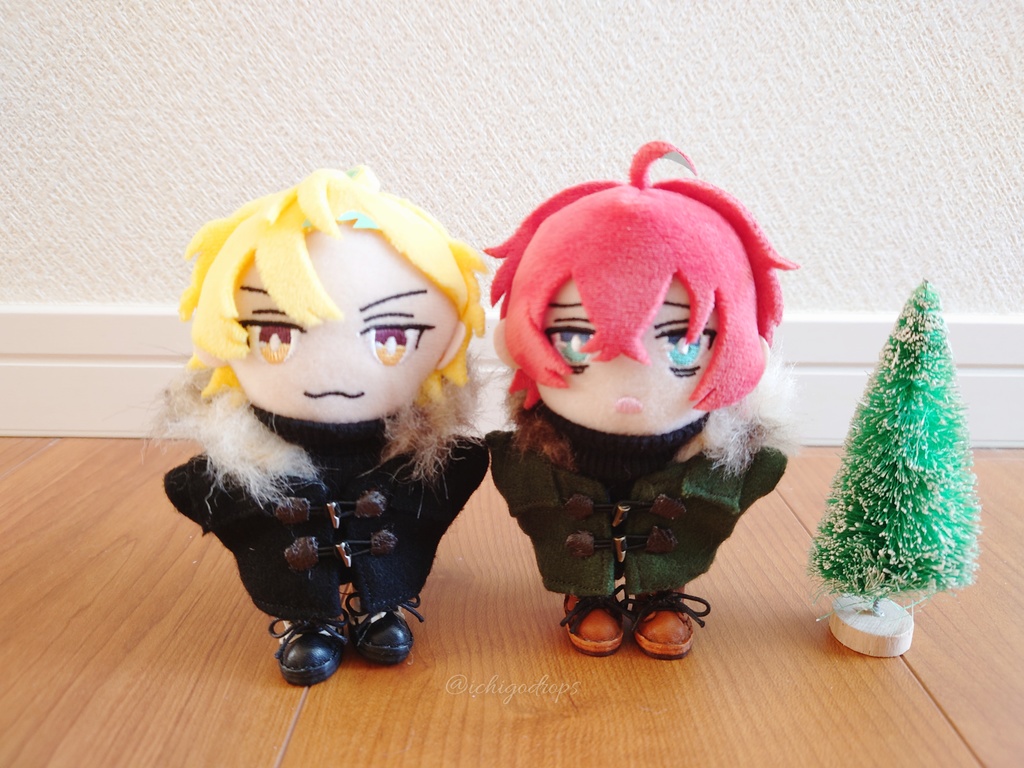 ダッフルコート(ファー無) 10cm〜12cmぬい用