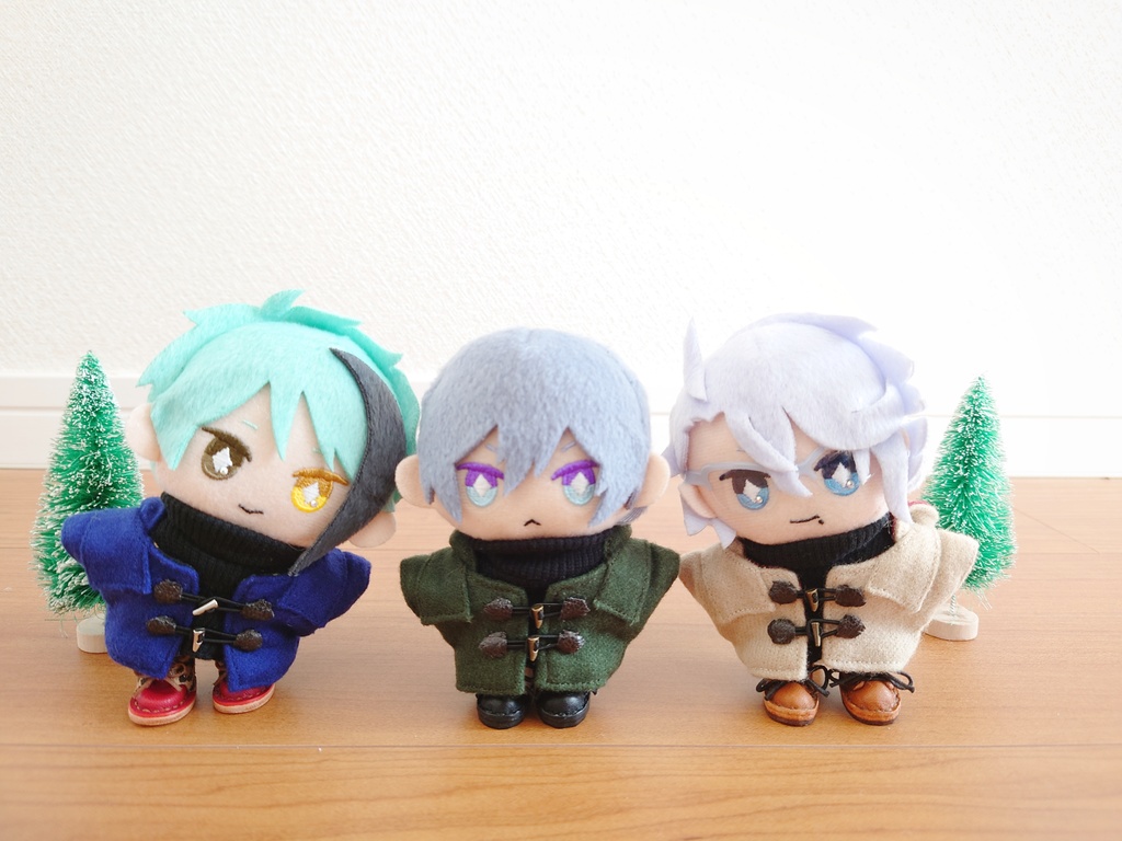 ダッフルコート(ファー無) 10cm〜12cmぬい用