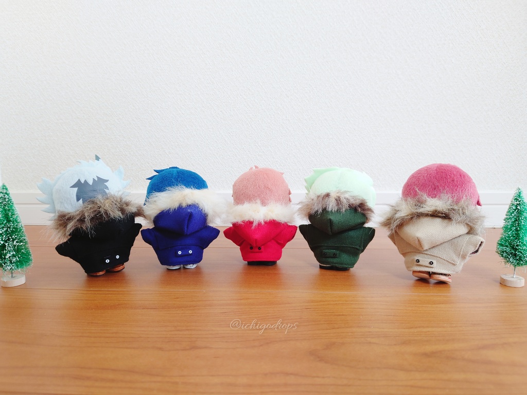 ダッフルコート(ファー有) 10cm〜12cmぬい用